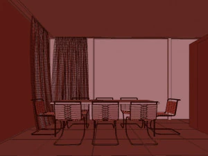 farnsworth house 3D Model