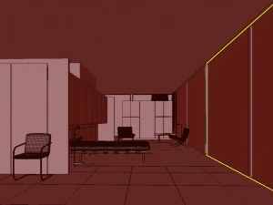farnsworth house 3D Model