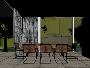 farnsworth house Modelo 3D