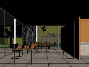 farnsworth house Modelo 3D