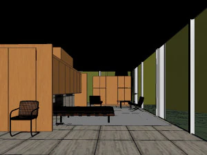 farnsworth house 3D Model