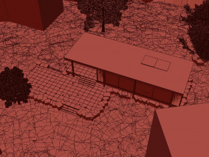 farnsworth house Modelo 3D