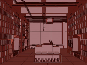 bookstore 3D 模型