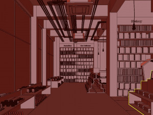 bookstore 3D 模型