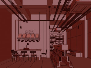 bookstore 3D 模型