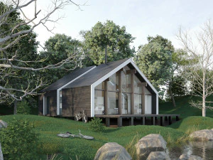 forest cabin house 3D Model