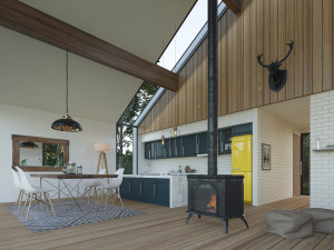 forest cabin house Modelo 3D