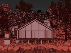 forest cabin house 3D Model