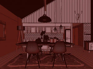 forest cabin house 3D Model