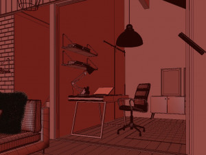 forest cabin house Modelo 3D