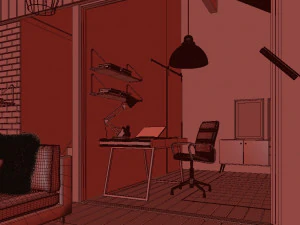forest cabin house 3D Model