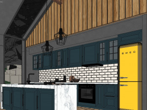 forest cabin house Modelo 3D