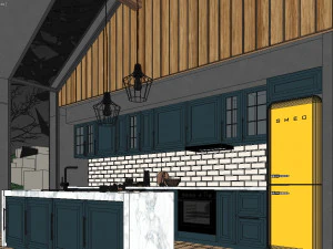 forest cabin house 3D Model