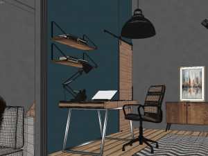 forest cabin house Modelo 3D
