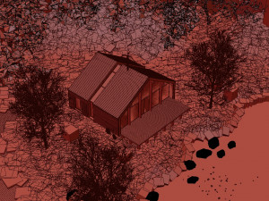 forest cabin house Modelo 3D
