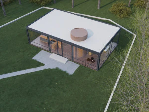 glass house 3D Model