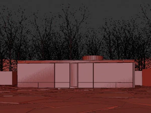 glass house 3D Model