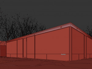 glass house Model 3D