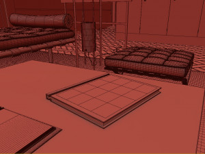 glass house Model 3D