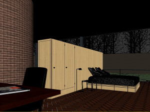 glass house Model 3D