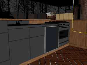 glass house Model 3D