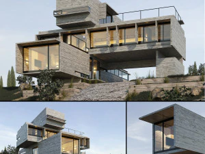 高尔夫别墅 3D 模型