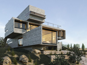 golf house villa 3D Model