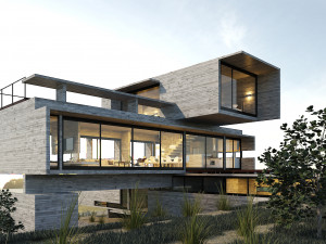 golf house villa 3D Model