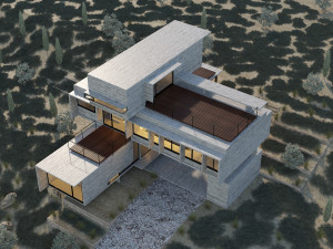 golf house villa 3D Model