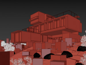 golf house villa 3D Model