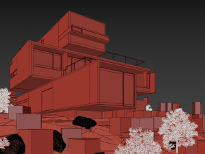 golf house villa 3D Model