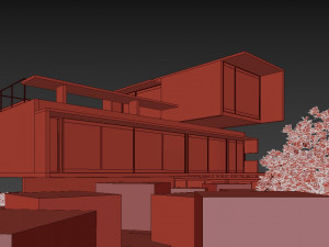 golf house villa 3D Model