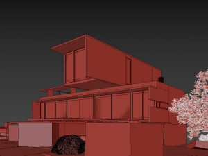 golf house villa 3D Model