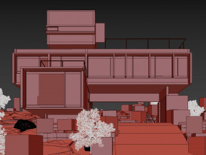 golf house villa 3D Model