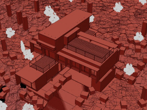 golf house villa 3D Model