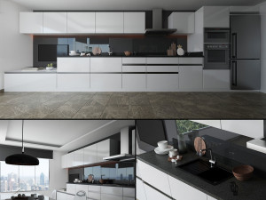 scandinavian kitchen 3Dモデル