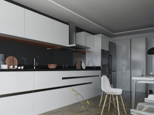 scandinavian kitchen 3D Модель