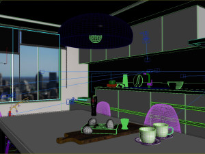 scandinavian kitchen 3D Модель