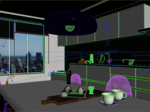 scandinavian kitchen 3D Model