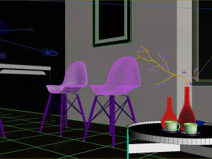 scandinavian kitchen 3D Model