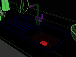 scandinavian kitchen 3D Модель