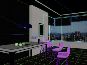scandinavian kitchen 3D Модель