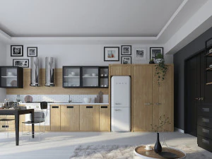 hygge kitchen 3D Model