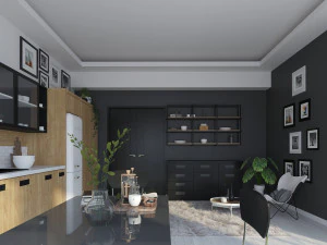 hygge kitchen 3D Model