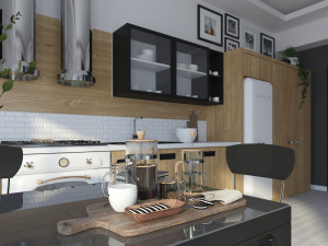 hygge kitchen Modelo 3D