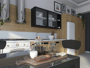 hygge kitchen 3D Model