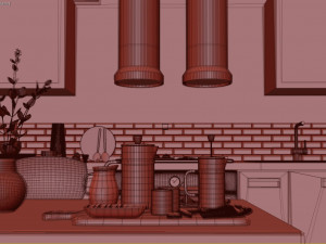 hygge kitchen Modelo 3D