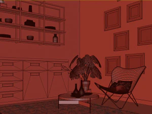 hygge kitchen 3D Model