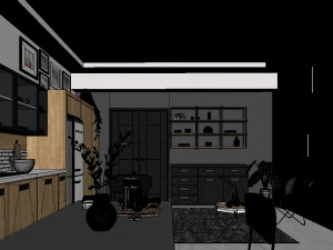 hygge kitchen 3D Model