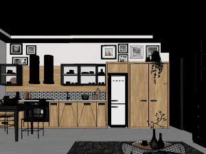 hygge kitchen 3D Model